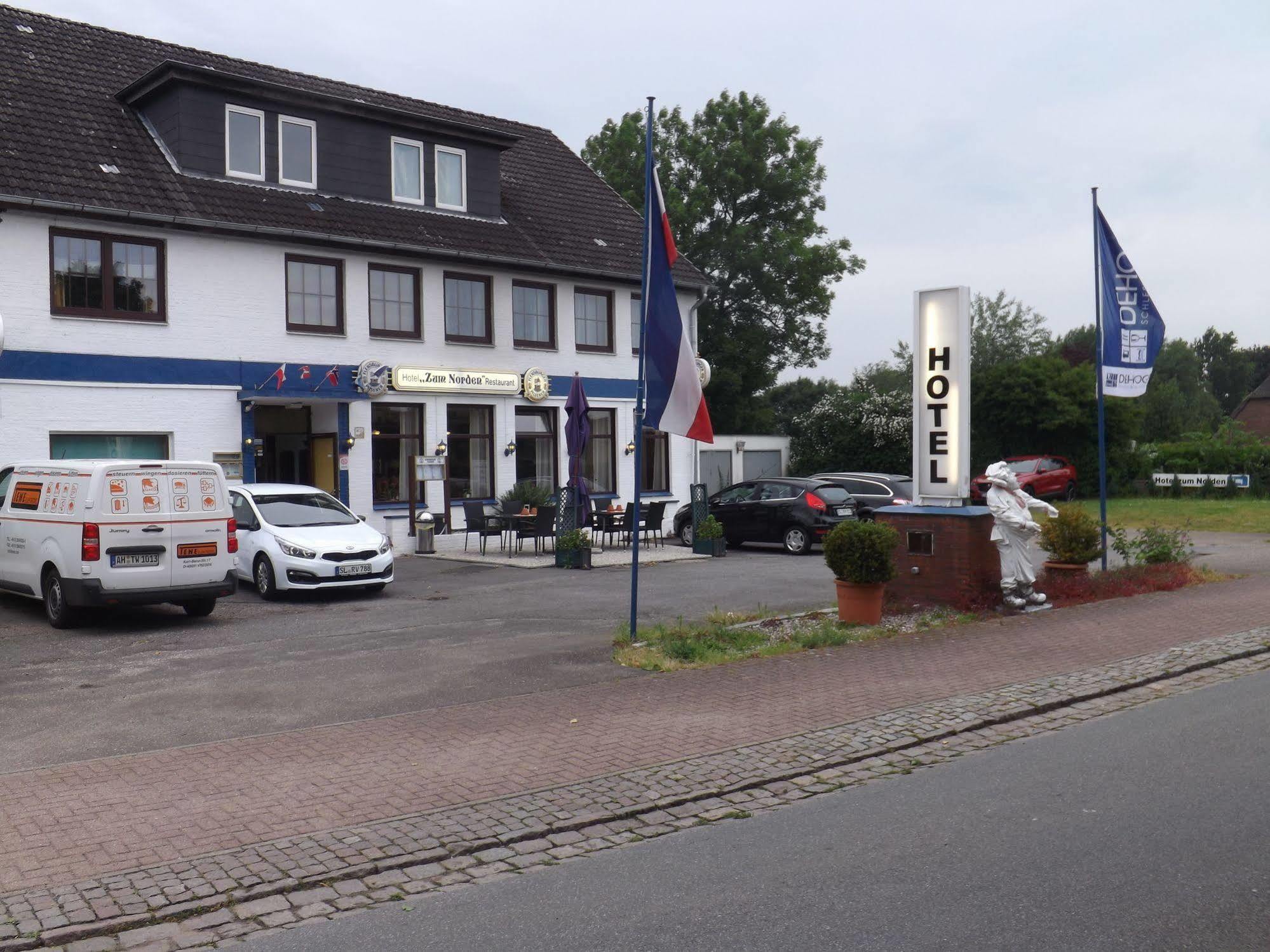 Landgasthof Hotel zum Norden Jagel Exterior foto